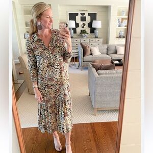 H&M Floral Long Sleeve Dress